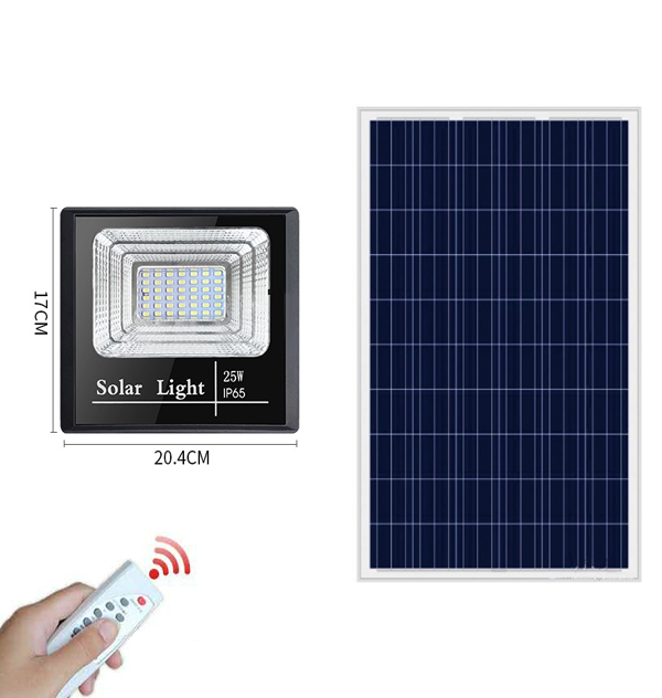 25W Solar LED Flood Light